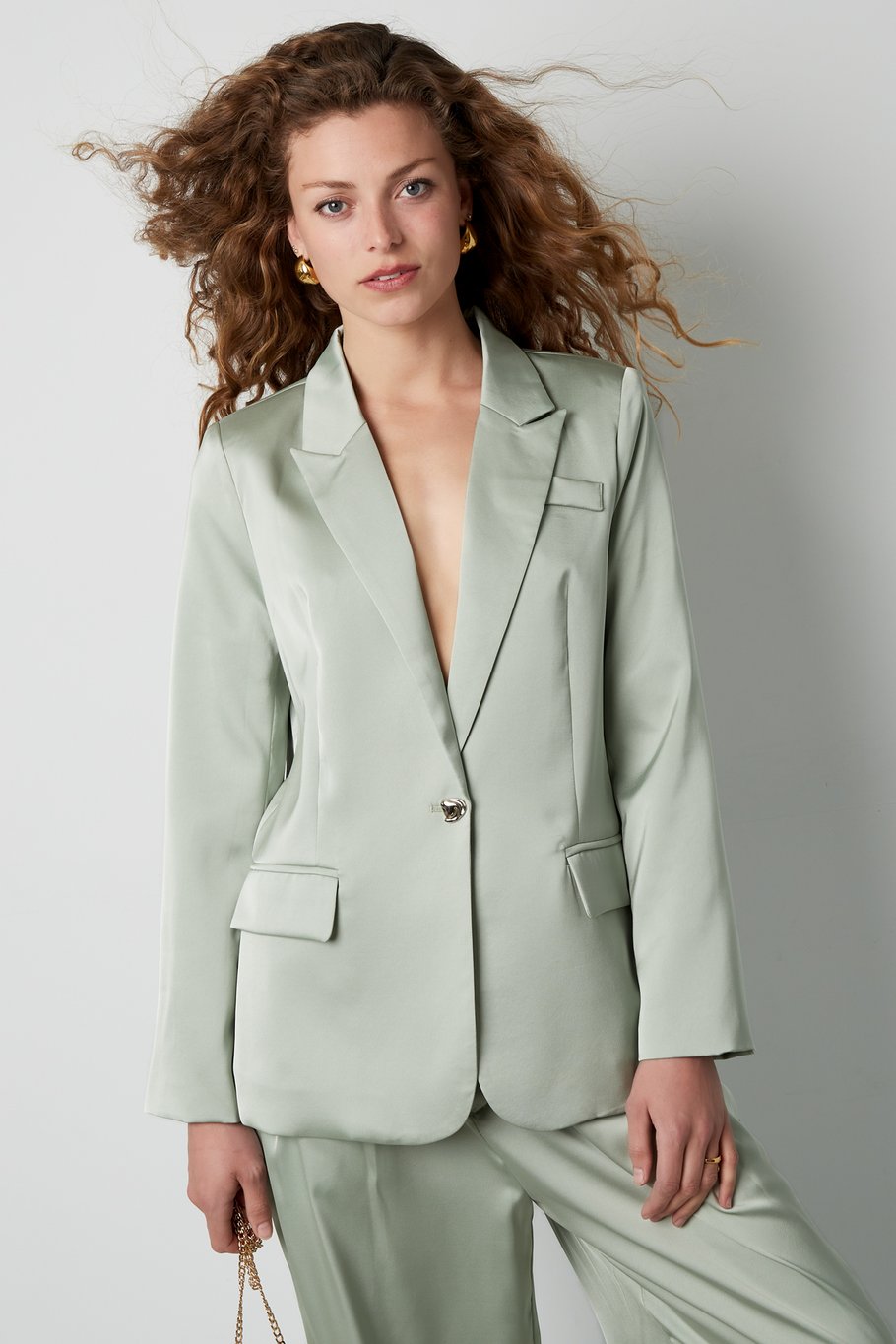Blazer élégant - Camel Image6